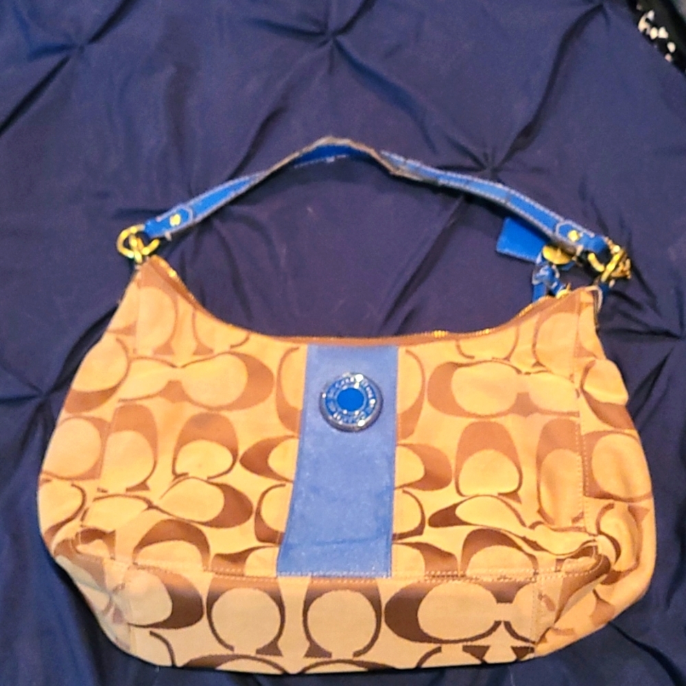 Well used Coach handbag